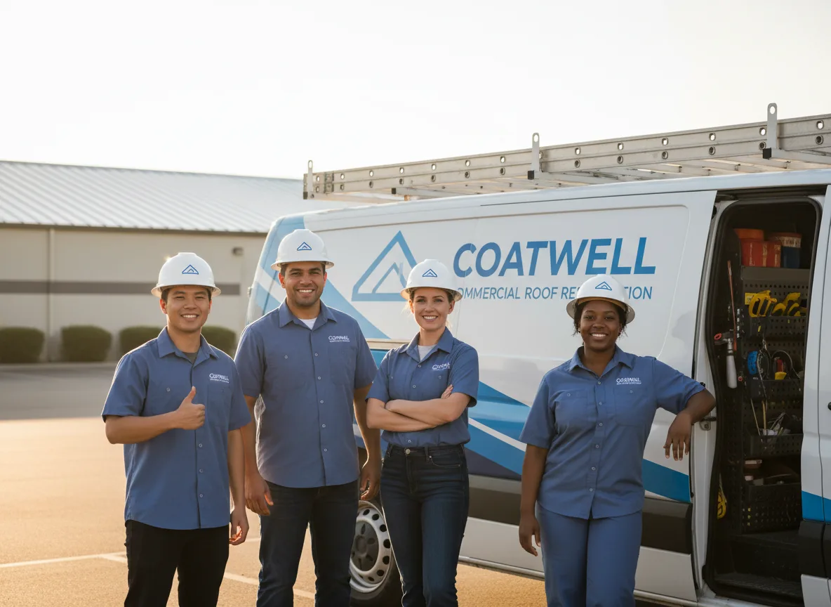Commercial roof coating company in Colwich, KS